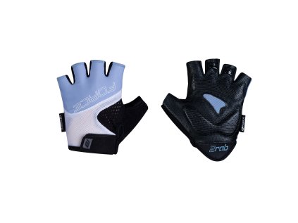 rukavice FORCE RAB 2 KID, černo-modro-bílé (velikost M, barva černá, modrá)