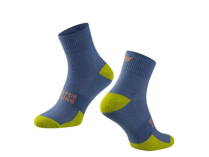 ponožky FORCE EDGE, modro-zelené S-M/36-41 (velikost S-M, barva zelená, modrá)