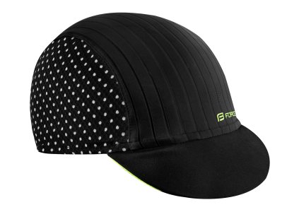 čepička s kšiltem F POINTS letní,černo-fluo (velikost S-M, barva černá, fluo)
