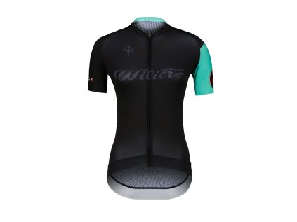 dres WILIER CYCLING CLUB LADY krátký rukáv,černý (velikost L)