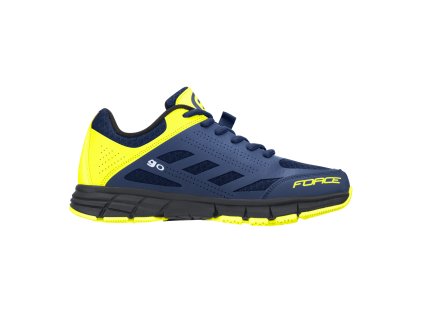 tretry FORCE MTB GO, modro-fluo (velikost 36, barva modrá, fluo)