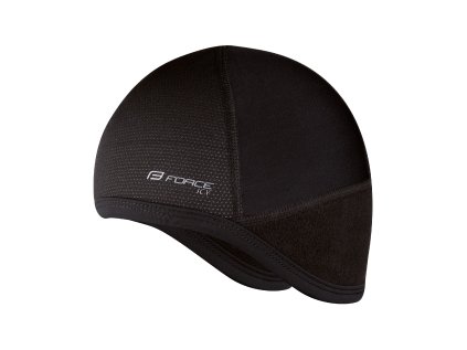 čepice pod přilbu FORCE ICY zimní, černá (velikost L-XL, barva černá)