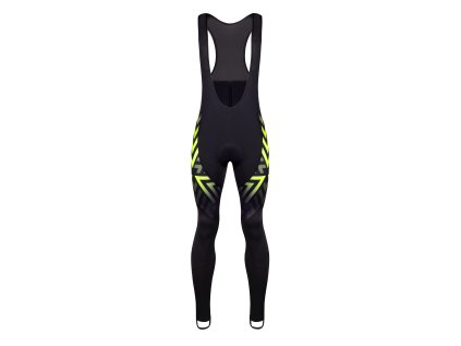 kalhoty F SPIKE se šráky a vložkou, černo-fluo (velikost L, barva černá, fluo)
