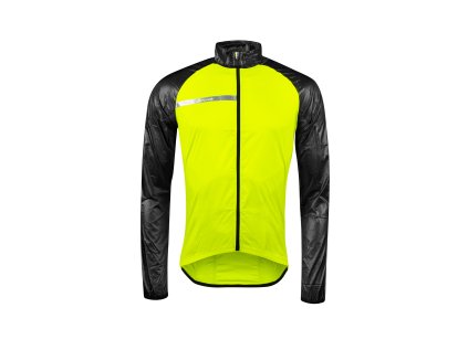 bunda F WINDPRO KID neprofuk, fluo-černá (velikost 128-140, barva černá, fluo)