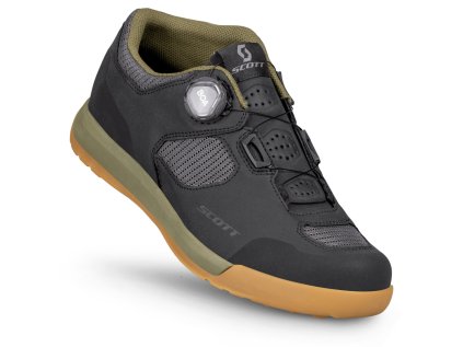 Cyklistická obuv Scott MTB Shr-alp Evo BOA® (Color Text black/fir green, Size Text 47.0)
