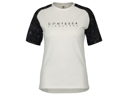 Scott Tee W's Trail Contessa Sign. SS white (Color Text white, Velikost M, filtr Scott)
