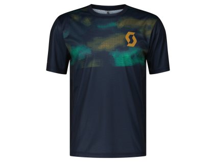 Scott Tee M's Trail Vertic SS dark blue/bread brown (Color Text dark blue/bread brown, Velikost L, filtr Scott)