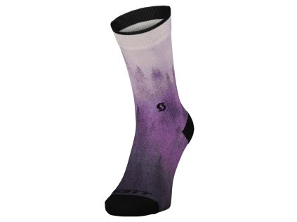 Scott Sock Trail Tree Crew vivid purple/misty purple (Color Text vivid purple/misty purple, Velikost 36-38, filtr Scott)