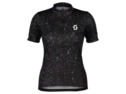 Scott Jersey W's Gravel Contessa Sign. SS black/whit (Color Text black/white, Velikost M, filtr Scott)