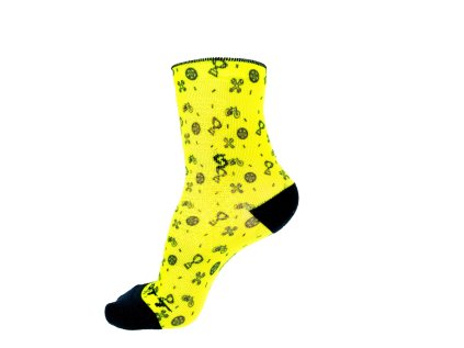 Scott Sock Jr Crew sulphur yellow (Color Text sulphur yellow, Velikost 33-35, filtr Scott)