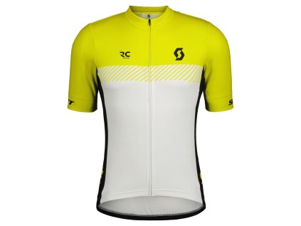 Scott Jersey M's RC Team SS sulphur yellow/white (Color Text sulphur yellow/white, Velikost S, filtr Scott)
