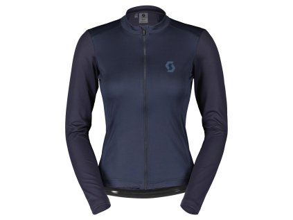 Dámský dres Scott Endurance 10 dl. rukáv (Color Text dark blue/metal blue, Velikost M, filtr Scott)