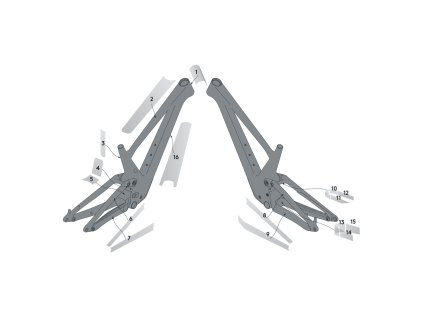 Syncros Frame Protection kit GENIUS Carbon clear matt (Color Text clear matt, Velikost 1 size, filtr Syncros)