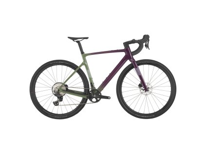Scott Addict Gravel 40 olivine green/blackberry pu (Color Text olivine green/blackberry purple, Size Text M)