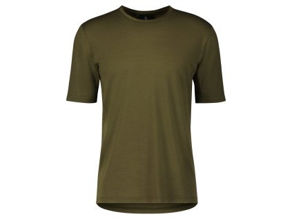 Scott Tee M's Commuter Merino fir green (Color Text fir green, Velikost M)