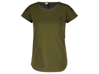 Dámské cyklistické triko Scott Trail Flow DRI kr. rukáv (Color Text fir green/black, Velikost S, filtr Scott)