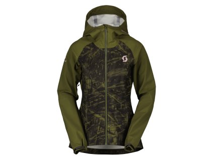 Scott Jacket W's Trail Storm WP fir green/black (Color Text fir green/black, Velikost L, filtr Scott)