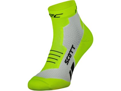Scott Sock RC Running Quarter safety yellow/white 36 (Color Text safety yellow/white, Velikost 36-38, filtr Scott)