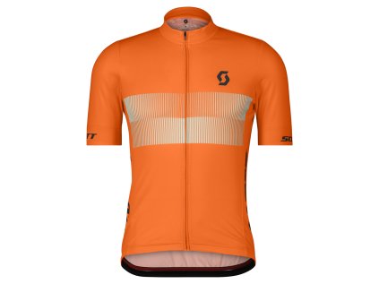 Cyklistický dres Scott RC Team 10 kr. rukáv (Color Text flash orange, Velikost L)