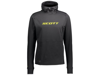 Scott Pullover M's Defined FT black/sulphur yellow X (Color Text black/sulphur yellow, Velikost XL)