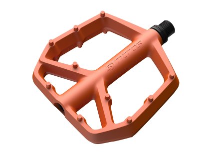 Syncros Flat Pedals Squamish III fire orange (Color Text fire orange, Velikost large, filtr Syncros)