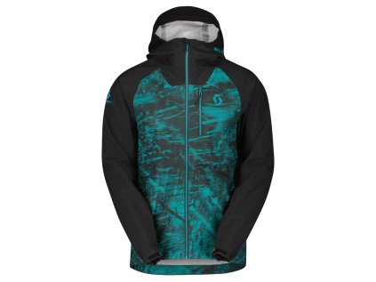 Scott Jacket M's Trail Storm WP black/winter green X (Color Text black/winter green, Velikost XL, filtr Scott)