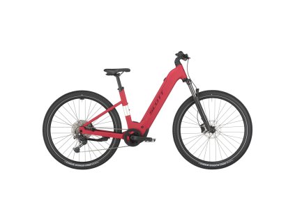 Scott  Axis 30 Wave raspberry red (Color Text raspberry red, Velikost M)