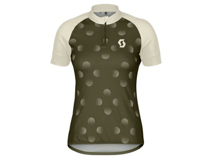 Scott Jersey W's Endurance 30 SS fir green/soft yell (Color Text fir green/soft yellow, Velikost S, filtr Scott)