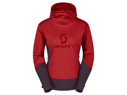 Scott Hoody W's Defined Mid power red/rich purple (Color Text power red/rich purple, Velikost XS, filtr Scott)