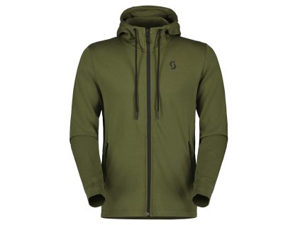 Scott Hoody M's Tech Zip fir green (Color Text fir green, Velikost M, filtr Scott)