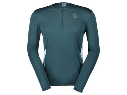 Pánské běžecké triko Scott Endurance Tech (Color Text aruba green/mineral green, Velikost M, filtr Scott)