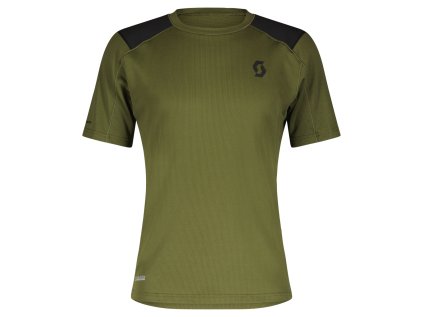 Scott Shirt M's Defined Tech SS fir green/black (Color Text fir green/black, Velikost M)