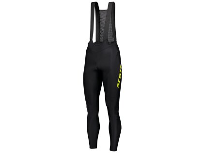 Elastické kalhoty s kšadami Scott RC Pro bez cykl. vložky (Color Text black/sulphur yellow, Velikost M, filtr Scott)