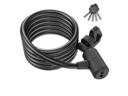 Syncros Masset Coil Cable Key lock 12x1850mm black 1 s (Color Text black, Velikost 1 size, filtr Syncros)