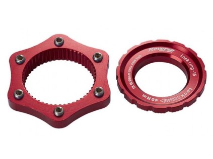 Adaptér Reverse kotouče diskové brzdy centerlock/6-otv. Red