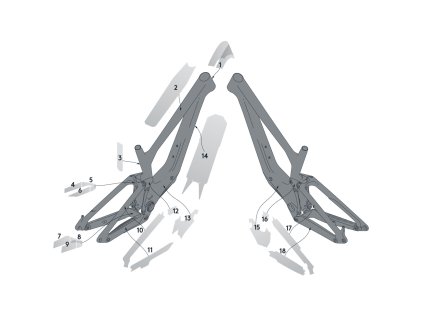 Syncros Frame Protection kit Ransom 24 clear matt 1 si (Color Text clear matt, Velikost 1 size, filtr Syncros)