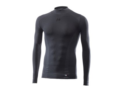 SIXS TS3 V2 tričko s dl. rukávem a stojáčkem (velikost XS/S, barva šedá/černá)