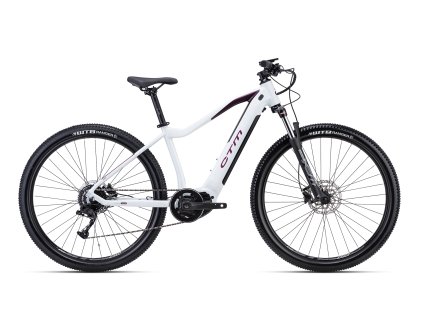 CTM RUBY 29 - bílá perleť / purpurová . (Velikost rámu M (16"))