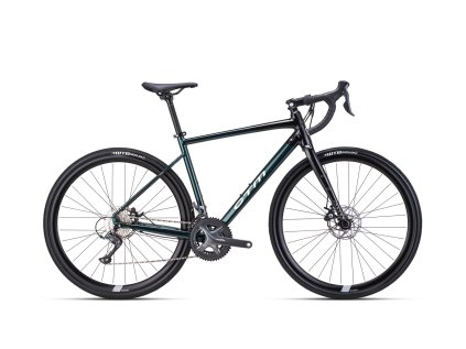 CTM KOYUK 1.0 - smaragdová / černá (Velikost rámu 520)