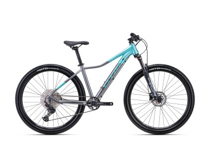 CTM CHARISMA 5.0 27,5 - šedá perleť / tyrkysová . (Velikost rámu S (14"))