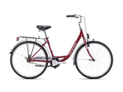 CTM OLIVIA 1.0 - tmavá červená perleť . (Velikost rámu 17" (430))