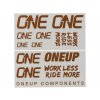OneUp Components Decal Kit matte bronze universal 71204 377045 1615387214