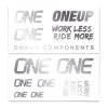 OneUp Decal kit silver