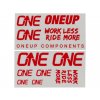 OneUp Components Decal Kit red universal 71204 377054 1615387218