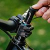 OneUp Components EDC Threadless Carrier Oil Slick On Bike Tool Being Removed 966
