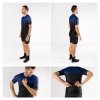 dres FORCE SMOOTH krátký rukáv, modro-černý (velikost M, barva černá, modrá)