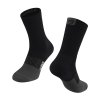 ponožky FORCE FLAKE termo, černo-šedé L-XL/42-47 (velikost L-XL, barva šedá, černá)
