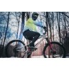 dres FORCE MTB ANGLE dlouhý rukáv, fluo-modrý (velikost L, barva modrá, fluo)