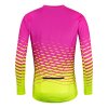 dres F MTB ANGLE LADY dl. rukáv, růžovo-fluo (velikost L, barva bílá, růžová)