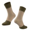 ponožky FORCE MOVE, hnědo-zelené S-M/36-41 (velikost S-M, barva zelená, hnědá)